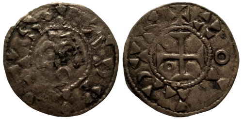 Denier de Raoul II d'Issoudun